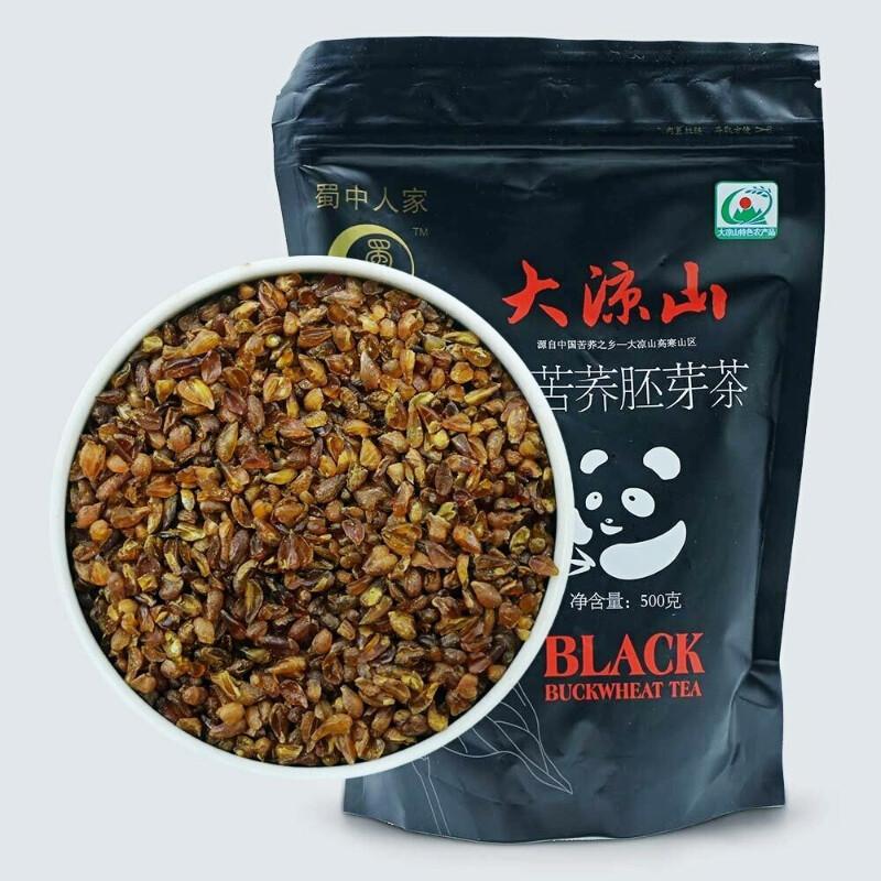 Organic Roasted Black Buckwheat Tea Natural Bitter Tea 100g Premium