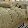 Green Floral Bedding Set Vintage Duvet Cover Set With Pillowcases Single Twin Double Sheet Bed Home Decor Bed Linen Set For Home