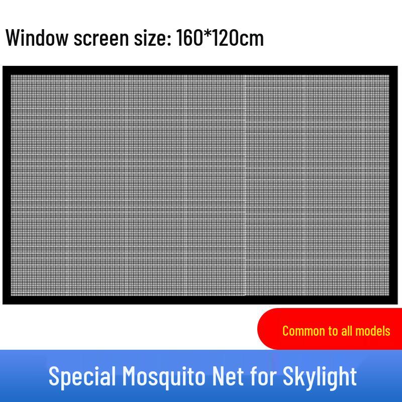 Magnetic SUV Panoramic Sunroof Anti-Mosquito Net and Sunshade