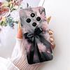 For Xiaomi Redmi 14C 14R Redmi A4 A3 Pro / Pooc C74 M7 5G Phone Case Flower Butterfly Bowknot Bumper Soft Silicone Clear Funda