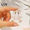 Unique Alloy Jewelry Frog for Women, Rhinestone Stud Earrings, Sparkly Cute Cool Personality Earrings Animal Brooch Pin, Vintage Boho Summer