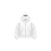Unisex European Plus Size Double Hood Zippered Sweatshirt Jacket for Autumn/Winter