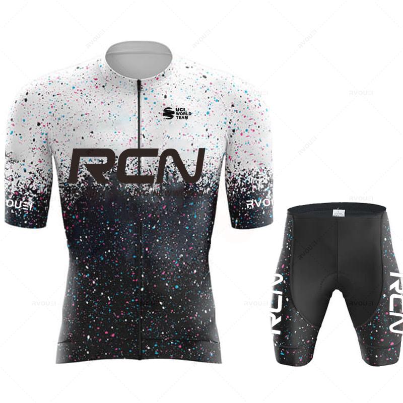 Ropa De Ciclismo 2025 RCN Neuankunft Sommer Herren Kurzarm Radtrikot Triathlon Team MTB Mountain Race Radbekleidung