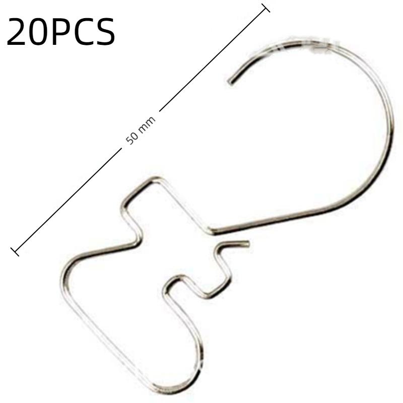 12/20Pcs/Set Party Supplies Christmas Decoration Hanger Hooks Xmas Tree Hook S Shaped Metal Hook
