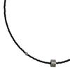 standingfish wander wheel necklace(black)