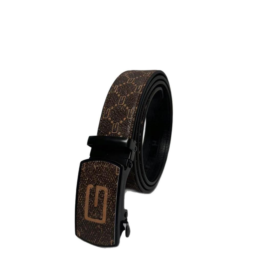 New Style Graffiti Automatic Buckle Belt - Versatile Casual Business Accessory for Boys and Students