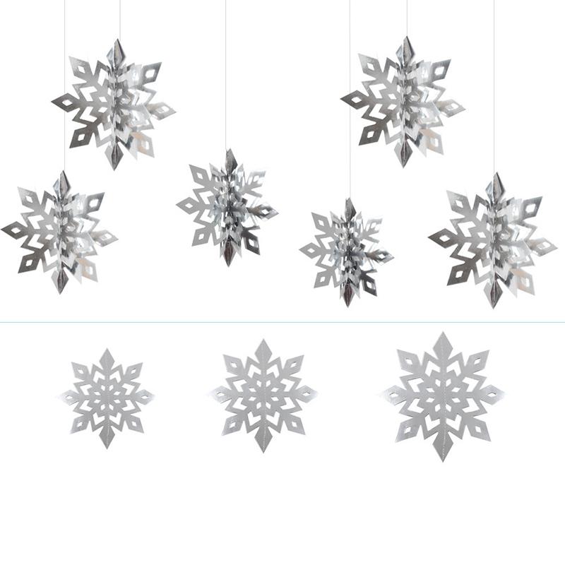 6/12pcs Home Christmas Decoration Home Shopping Mall Window Hanging