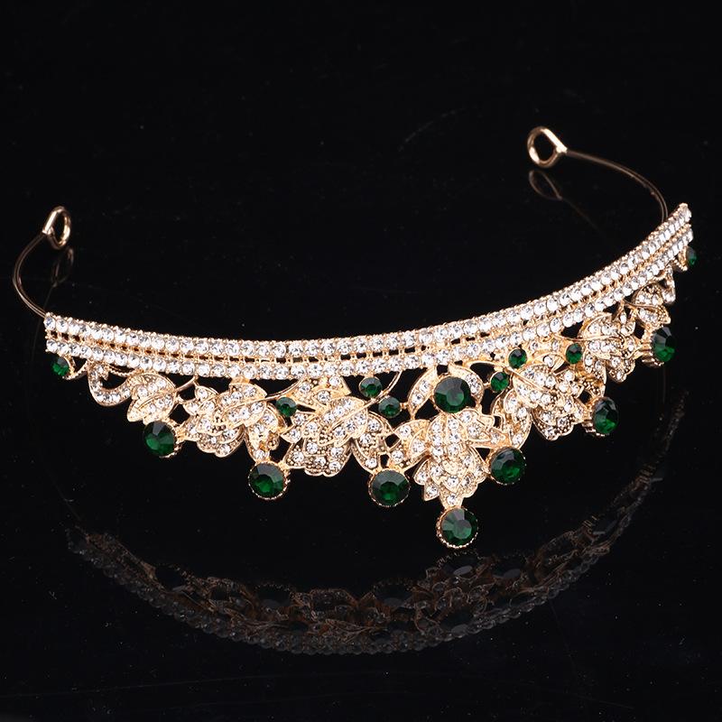 Attractive Bride Crown Temperament Princess Alloy Hair Accessories Adult Ceremony Party Birthday Crown Headband Women