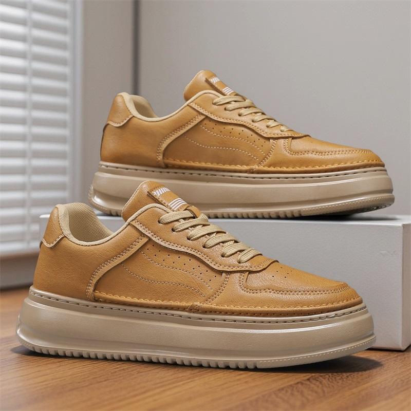 Nové Pánské Klasické Módní Nízké Tenisky na Skateboarding s Tlustou Podrážkou Pohodlné Měkké Podrážky Basketbalové Tenisky