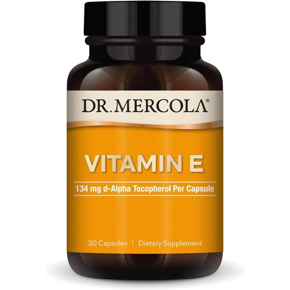 Dr. Mercola Vitamin E 134mg Capsules, 30 Tablets (1 Pcs)