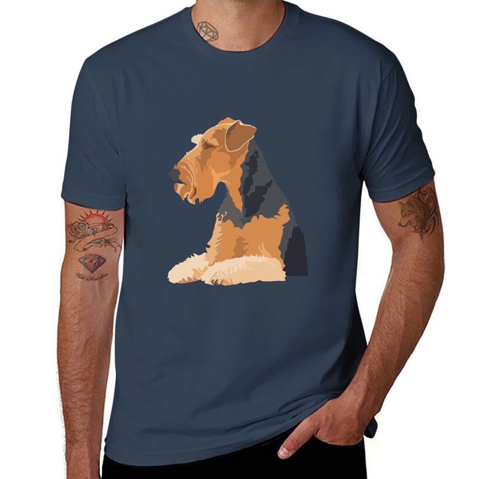 Airedale Terrier TShirt Festival Short Sleeve TShirt S