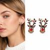 2026 Christmas New Fashion Earrings for Women - Luxurious and High-End Style, Personalized Christmas Tree Pearl and Diamond Earrings