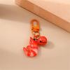 Fashionable Resin Lobster Charm Keychain Lightweight Decorative Pendant Decoration For Women Handbag Gift