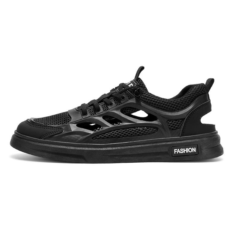 Men's shoes new lightweight mesh shoes youth sports shoes single mesh white shoes hollow mesh casual shoes