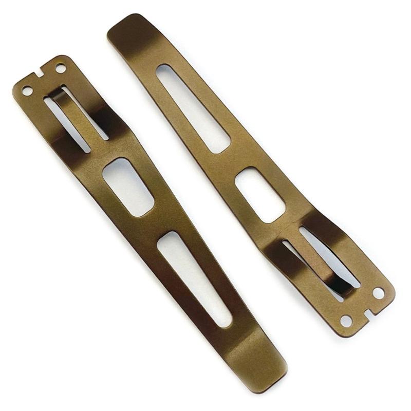 Metal Alloys Flashlights Clamps Light Weight Pocket Clip With Wrench for EDC3 EDC29 EDC25 EDC23 Easy To Install