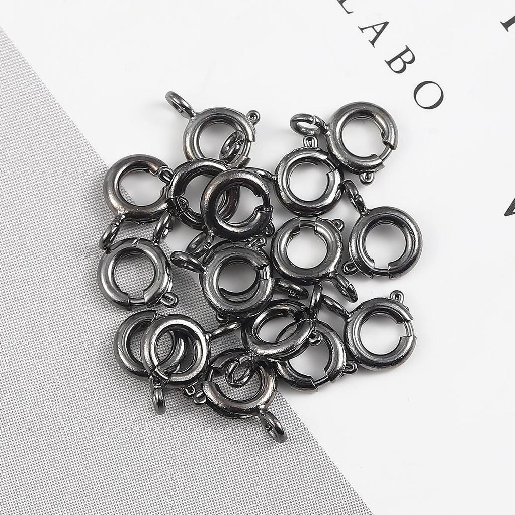 1 X Chiusura Ad Anello Per Collana In Argento Sterling 925 – Apertura 6 Mm, Per Riparazione Gioielli, Fai Da Te