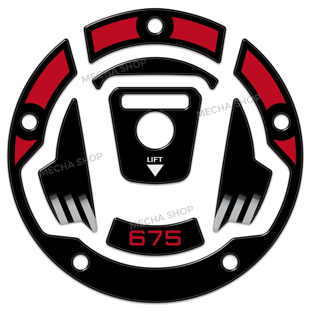 Motorcycle 3D Epoxy Resin Sticker fuel tank pad knee pads Protection Decal For CF MOTO 675SR-R 2025 2026