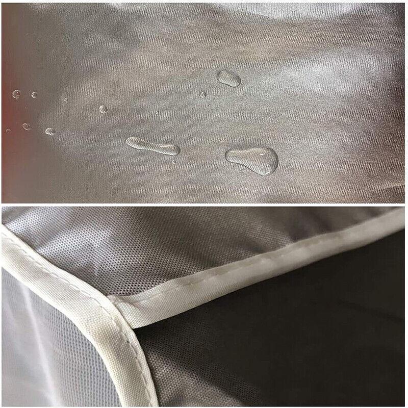Outdoor Air Conditioner Cover Waterproof Dust Proof Snow Protection Cleaning Bag Silver