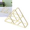 Napkin Holder Fashion Thickened Widened Triangular Freestanding Metal Wrought Iron Vertical Tissue Holder
