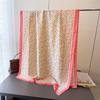 Spring and summer geometric simulation silky brocade fashion sunscreen charm fashion silk scarf long scarf shawl versatile headscarf scarf