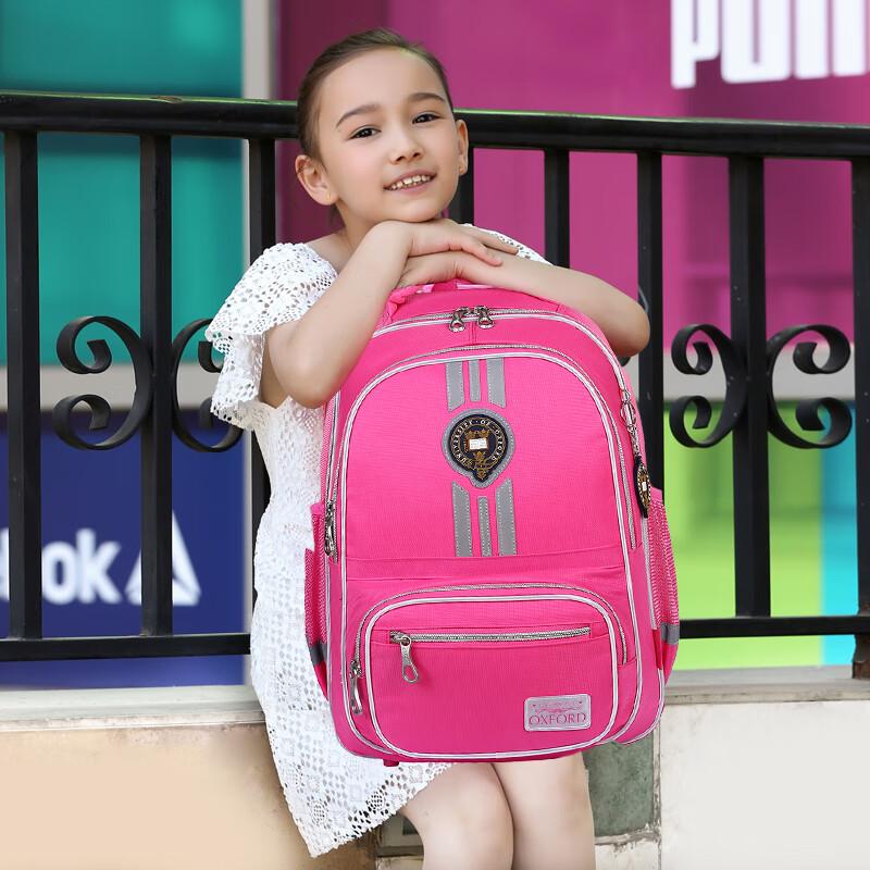 UNIVERSITY OF OXFORD Children's Backpack for Girls, Elementary School Backpack for Grades 3-6, Double