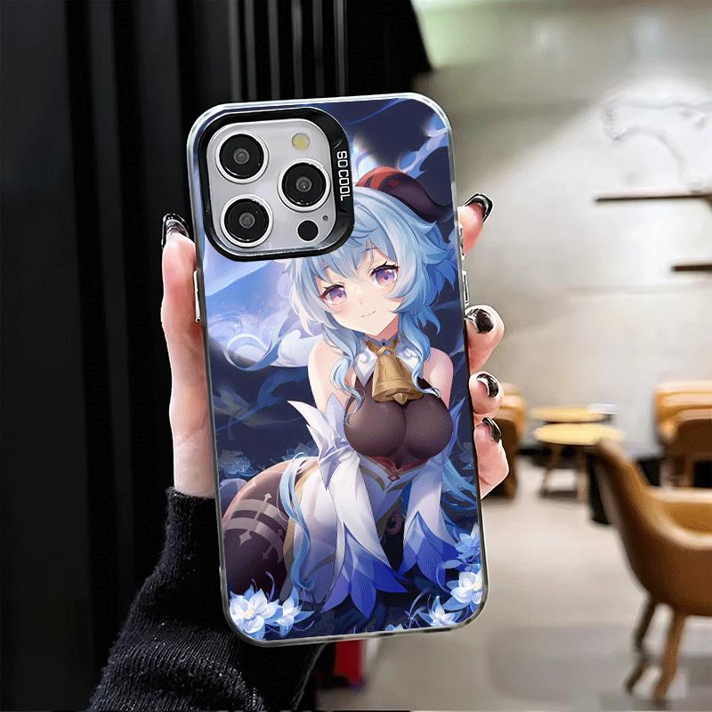 Genshin Impact Ganyu Soft Phone Case for iPhone 15 16 17 Pro Max 17Air 16E 14 Plus 13 12 Mini Shockproof Cover Back Shell