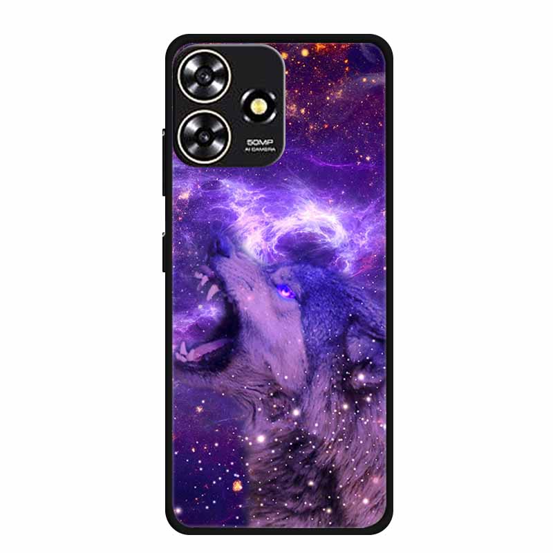 

Black Case for ZTE Blade A73 A 73 4G 5G Silicone Soft TPU Back Cover Funda Cool Animal Fashion Coque for ZTE Axon 50 LITE Case -ZTE Axon 50 LITE