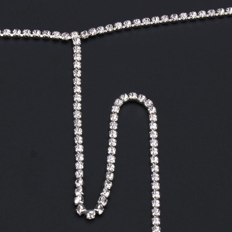 Elegant Rhinestone Forehead Jewelry: Bohemian Bridal Hair Accessories & Versatile Korean-Style Headdress Hairband (2022 Popular).