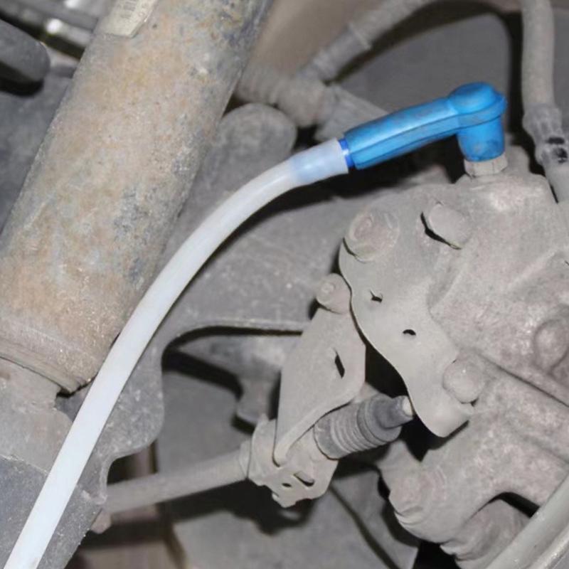 Professional Corrosion Resistant Brake Bleeder Hose Connector Kit With Extended Tube No Wheel Removal Required Universal