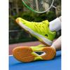 Novos sapatos de badminton profissionais para homens e mulheres, casais, respiráveis, com amortecimento, leves, antiderrapantes, sapatos de treino de tênis de mesa