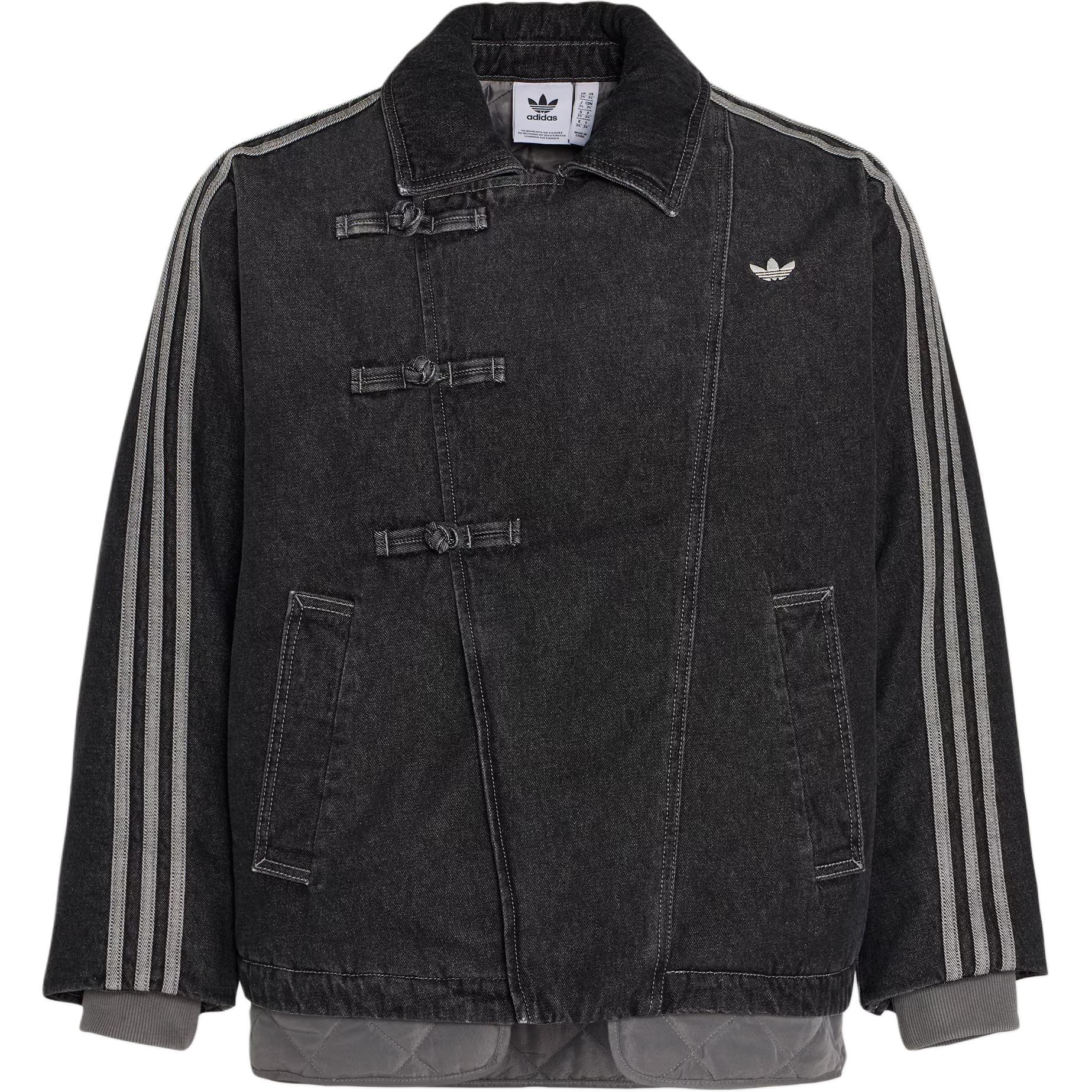 adidas New Year Pad Jacket Asia Sizing  Medium Black Denim  Men s KR5066 S