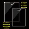 Self-Adhesive Photo Frame Clear Card Holder Durable Label Holder  Supermarket