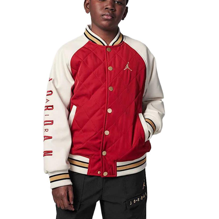 

Jordan Jacket New Year Transformation Series Comfortable Warm Color Block Long Sleeve Kids Jackets Red IB7633-687 S