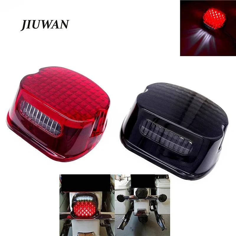 Universal Motorcycle LED Tail Light Smoke Lens Rear Brake Light Accessories for Harley Road King Softail Dyna Sportster XL1200