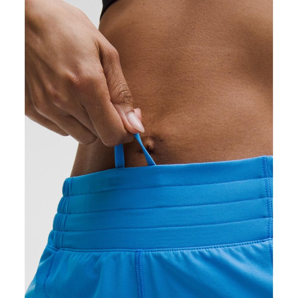 Lululemon Hotty Hot High Rise Lined Short 4  Cornflower