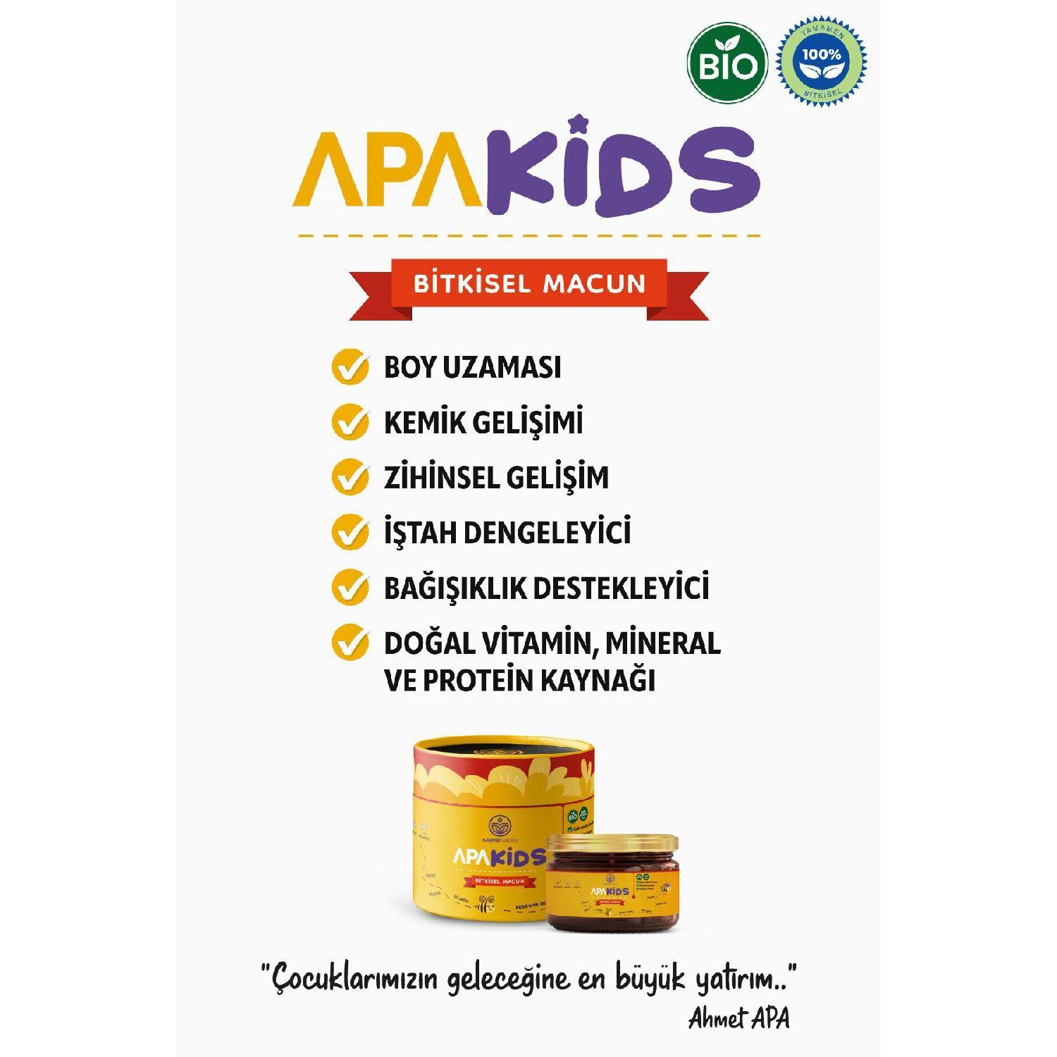 

Condensed Bio Paste Special For Children Containing Mumiyo, Royal Jelly And Pollen, 100% Herbal Apakids