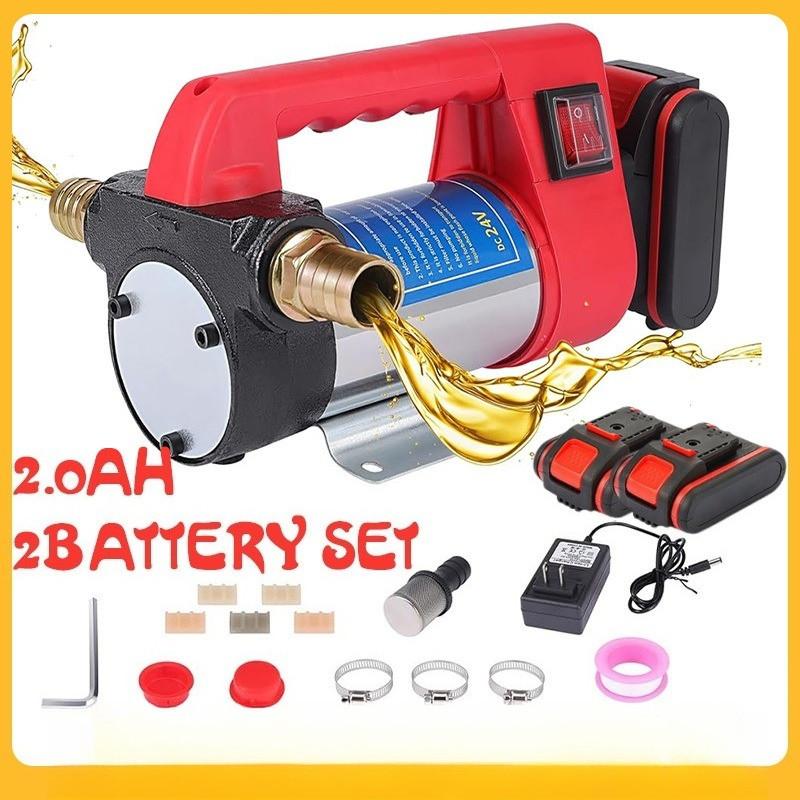 Cordless Electric Fuel Transfer Pump Oil Commercial Self-priming Extractor Pump Motor Auto Diesel Kerosene Extraction Pump