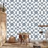 Wallpaper Free Checkerboard Blue, Light Gray Background 50x1000