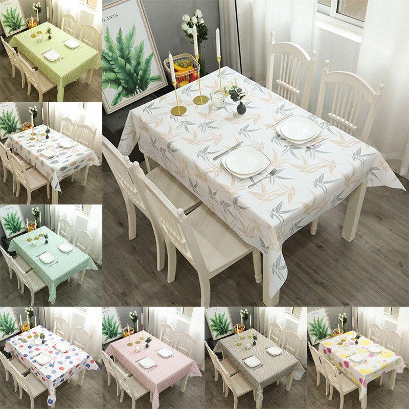 Waterproof Peva Tablecloth With Fresh And Beautiful Plaid Pattern**