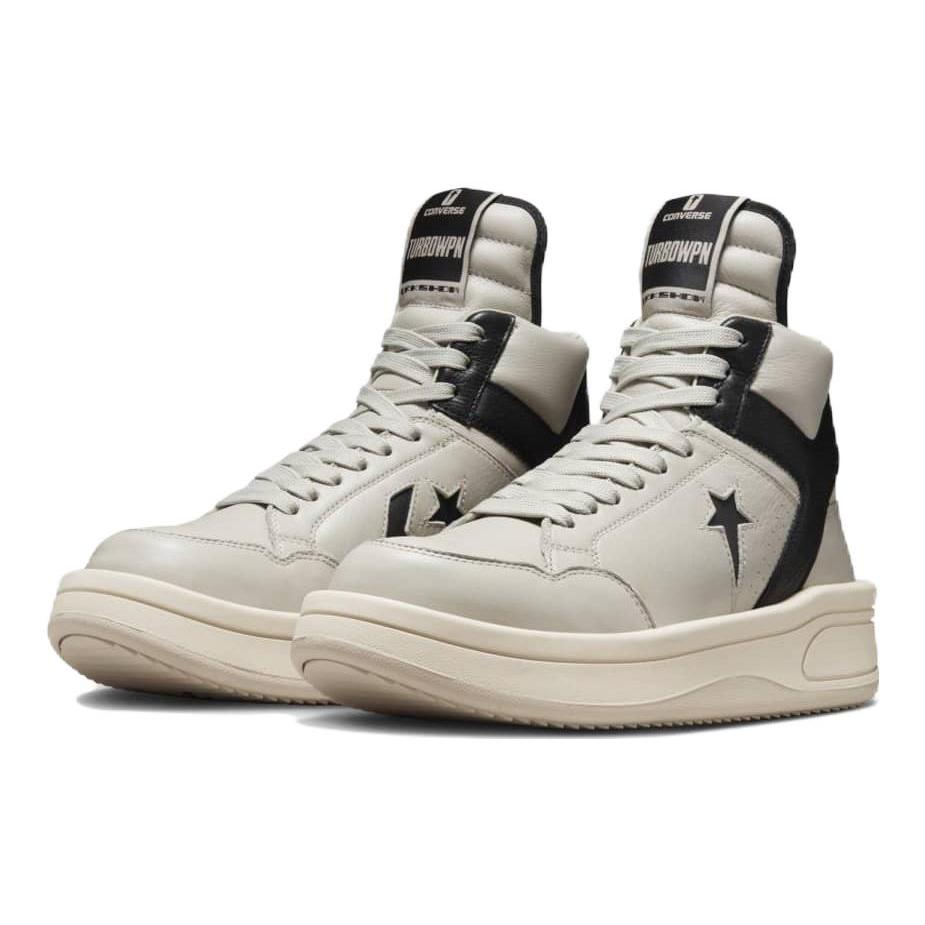 new Turbowpn Rick Owens X Drkshdw Converse Mid 'Oyster Black'
