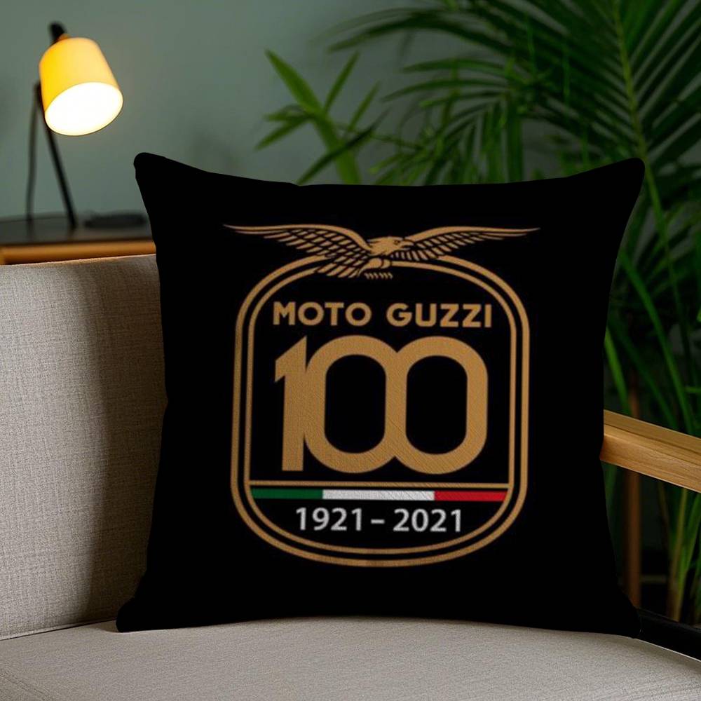 

Brand Moto G-GuzziS Pillow Case Office Sofa Dorm Chair Back Short Plush Double-sided Printing Home Cushion Cover 30cmx30cm