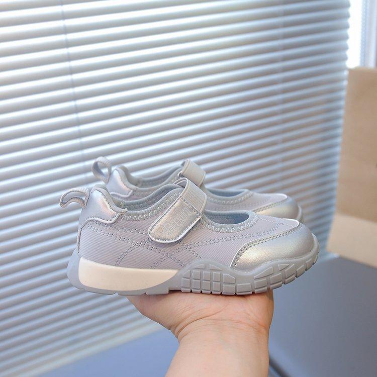 Children's sports shoes 2025 spring and autumn new girls' shoes princess mesh breathable shoes children's Forrest Gump shoes casual shoes
