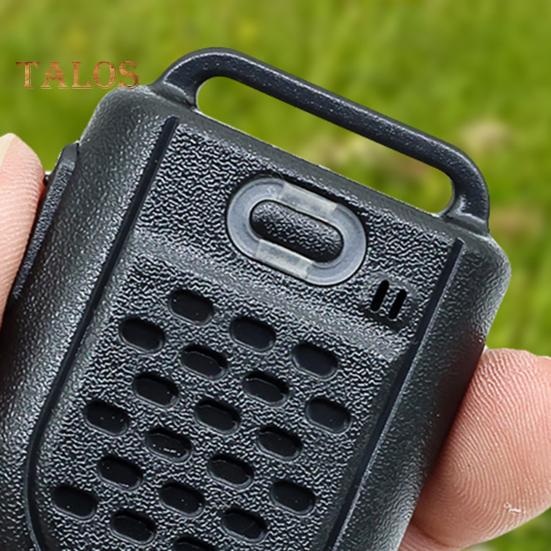 Microfono altoparlante da spalla a LED PTT per interfono vocale Microfono walkie-talkie portatile per 5R 888S Microfono sensibile Audio Livello di pressione sonora stabile