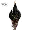 Gothic Flower Pot Bat Shaped Hanging Planter, Plant for Indoor Outdoor Garden Decorative Basin Vines Wall Decor, Unique Wing Flowerpot Succulents And