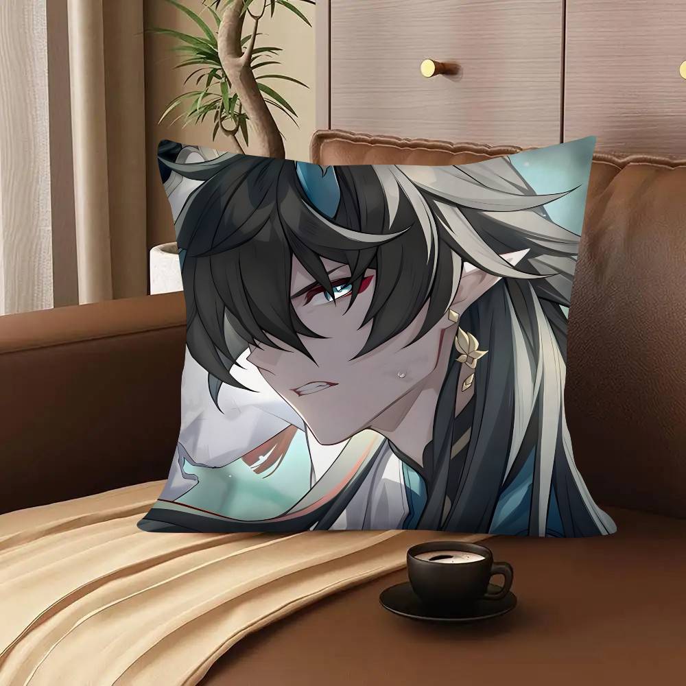 1pc Game Honkai Star Rail Anime Imbibitor Lunae Pillow Case Fashion Square Pillowcase Bedroom Sofa Room Ins Decoration Leisure