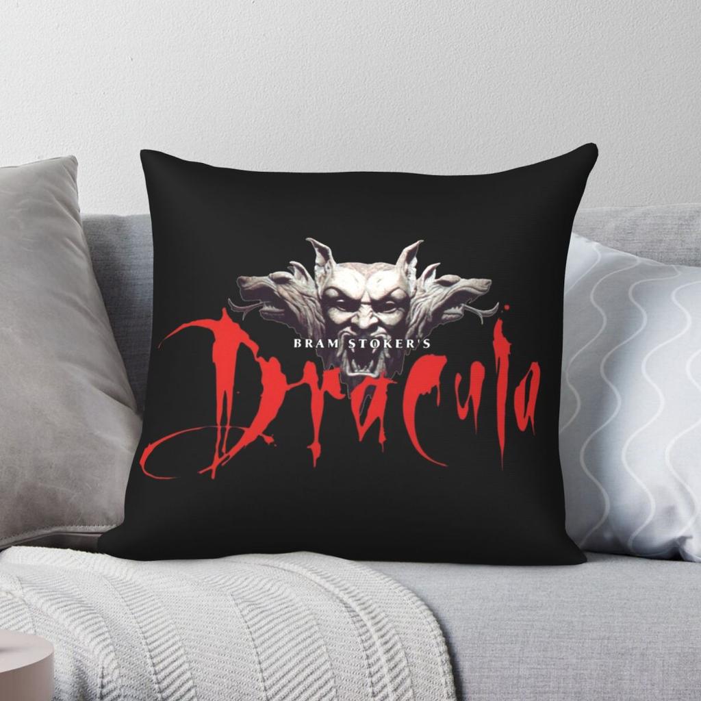 Dracula Bram Stoker Pillowcase Polyester Linen Velvet Pattern Zip Decor Sofa Cushion Cover