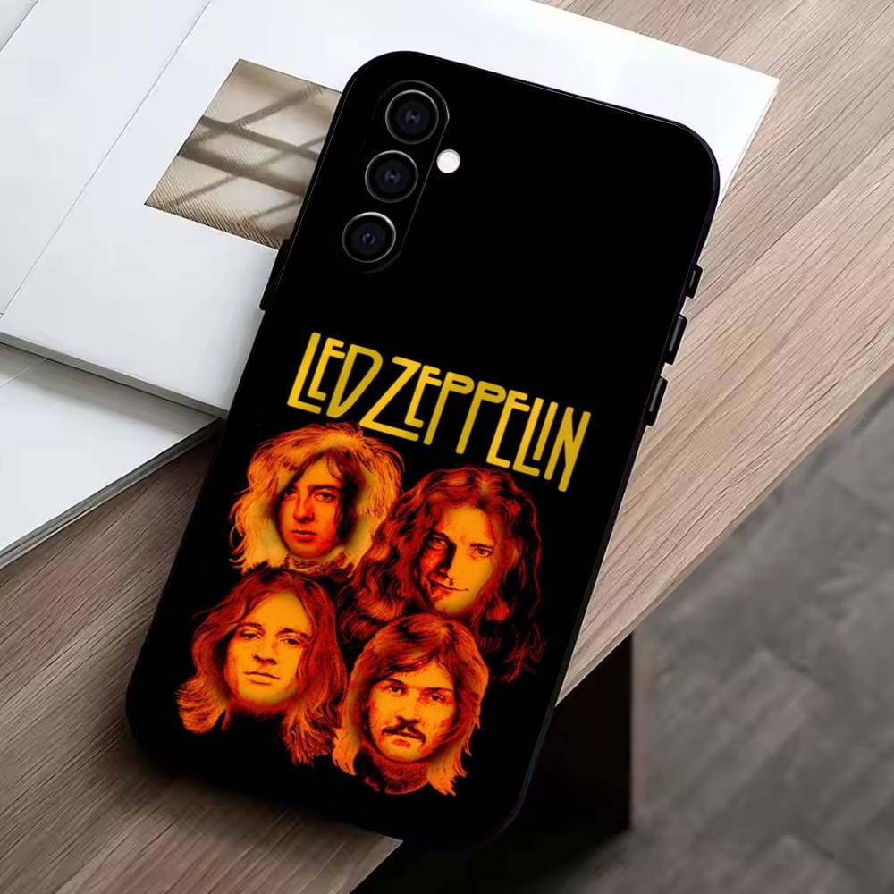 L-Led Z-Zeppelin Phone Case Black Silicone Soft For Samsung Galaxy A73,A72,A71,A70,A53,A52,A51