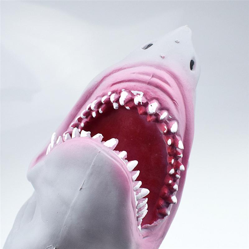PVC Shark Hand Puppet Animal Head Hand Puppets Kids Toys Gift 