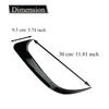 2 Pezzi Spoiler Copertura Presa d'Aria Diffusore Posteriore Look Fibra di Carbonio Nero Canard Laterale ABS per Mercedes-Benz W117 CLA 200 220 250 AMG 2013-2019