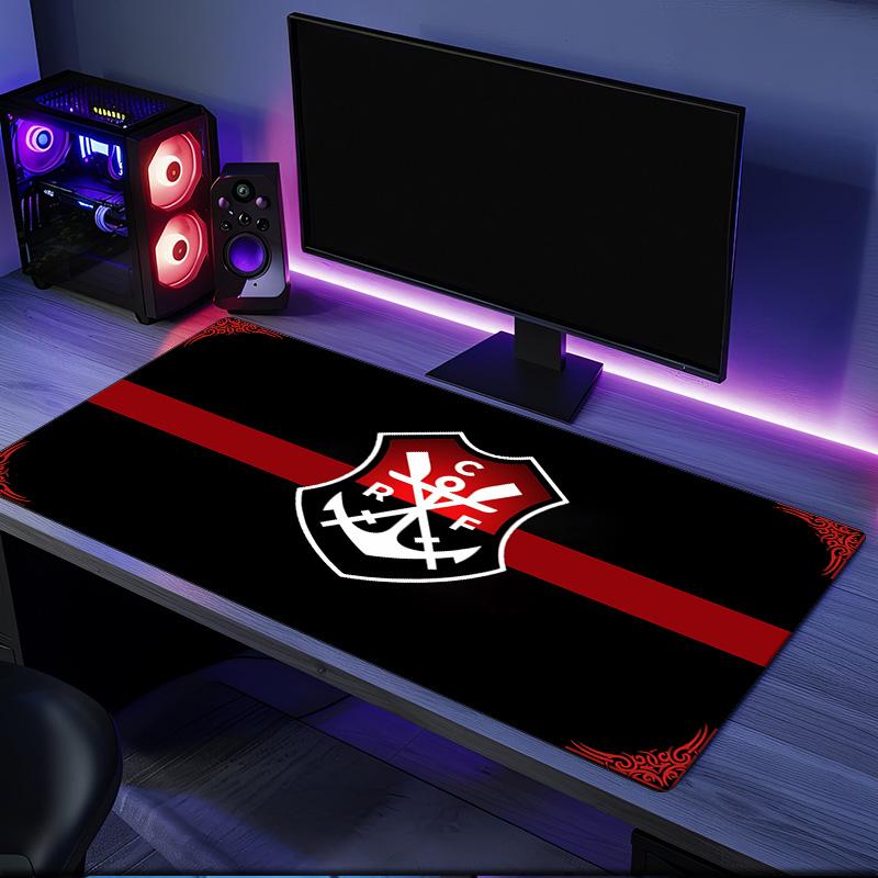 FLAMENGO Shield Emblem mouse pad, rubber base, esports desk mat, mouse pad for gamers and office use, gaming desk , easy to clean mat